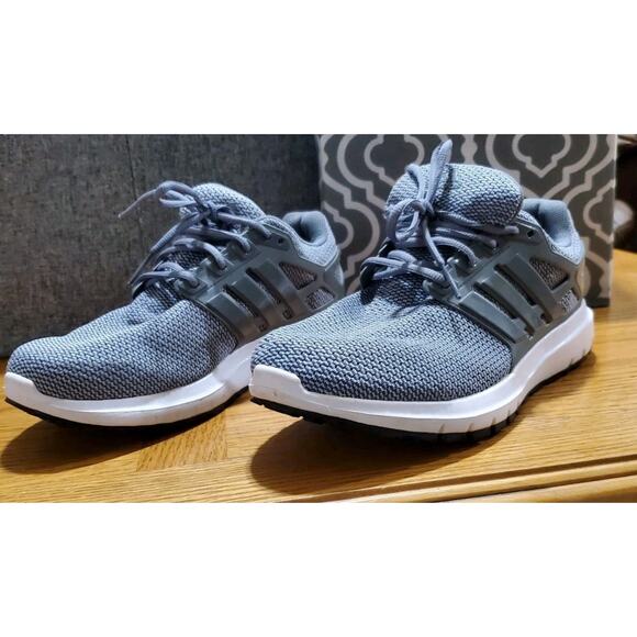 Adidas Cloudfoam Gray Sneakers Running Shoes – Breathable Mesh, - Picture 2 of 9